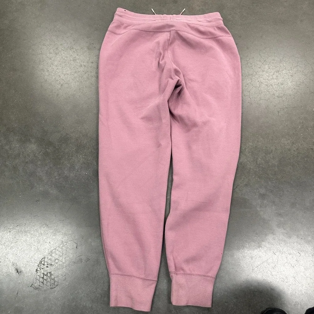 Nike Tech Pink Fleece Joggers w leg zip Size Small